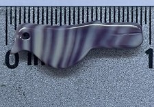5281 Bird Wampum Bead Quahog Top Drilled