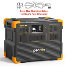 pecron E3600LFP Portable Power Station 3072Wh 3600W LiFePO4 Battery Home Backup