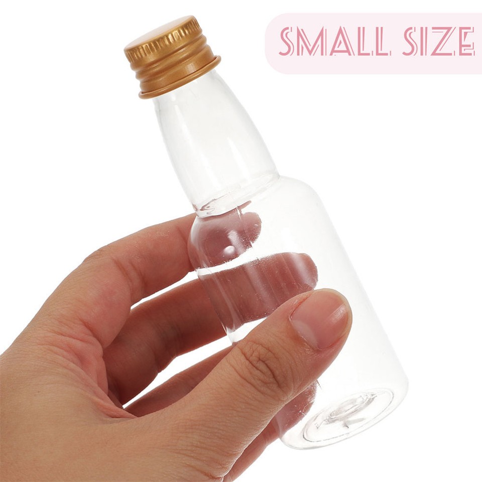 50 Pcs Mini Bottles Brewing Shot Transparent Juice Whiskey Decanter eBay