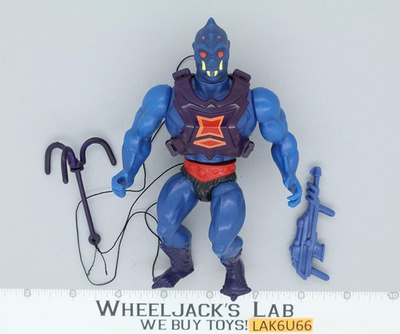 #ad Webstor w RARE BLUE GUN He Man Masters of the Universe MOTU 1984 Mattel Figure $200.00
