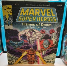 Marvel Super Heroes Future in Flames MX4 RPG Accessory TSR  💯