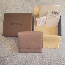 Loewe Leather Compact Wallet Full Set