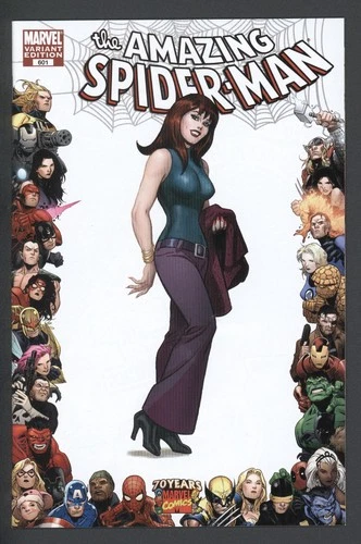 AMAZING SPIDER-MAN #601 MARVEL 70th ANNIVERSARY VARIANT ft MARY JANE WATSON VF+