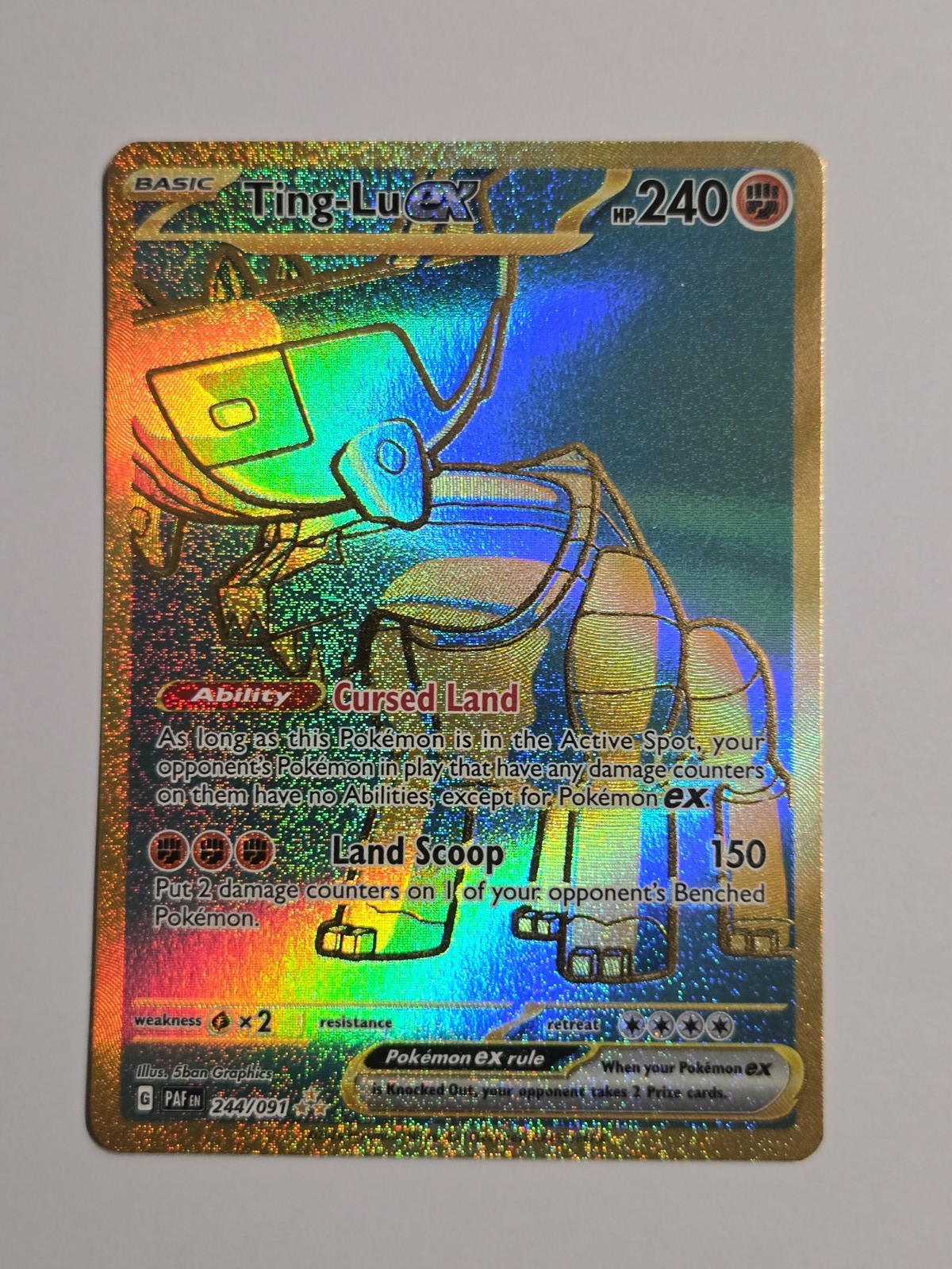 SV: Paldean Fates #244/091 Ting-Lu ex