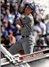 2017 Topps Walmart Holiday Snowflake #HMW110 Corey Seager - BB