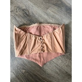 Princess Polly bad gal bustier corset top brown