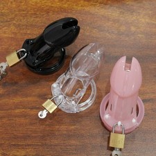 Plastic Male Chastity Device Belt Bondage Cage Lock Belt Cage for Men Restraints