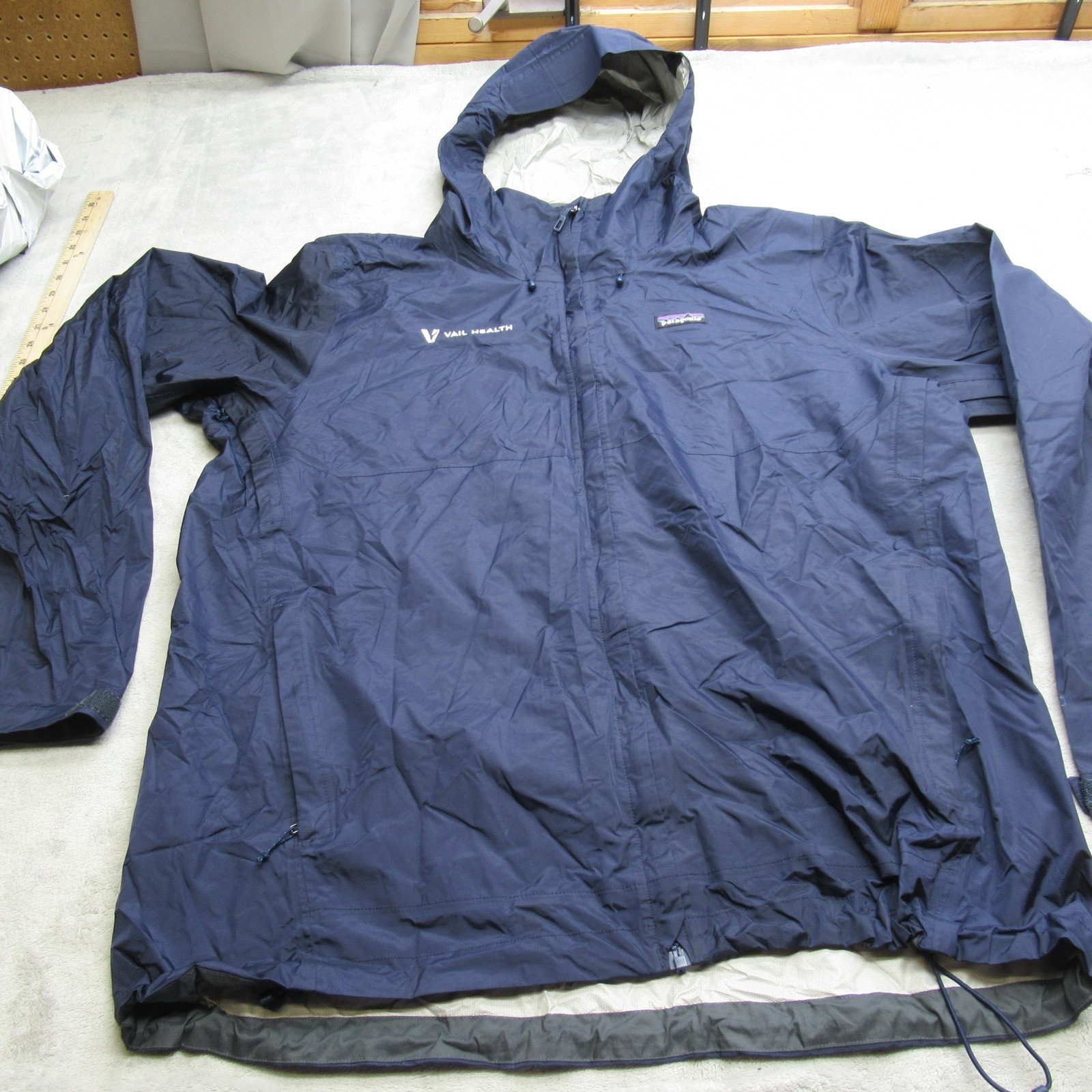 Patagonia Torrentshell Jacket Mens XXL Blue 2.5L Waterproof Full Zip Hood Pack