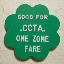 CCTA (Johnstown, Pennsylvania) transit token - PA495W