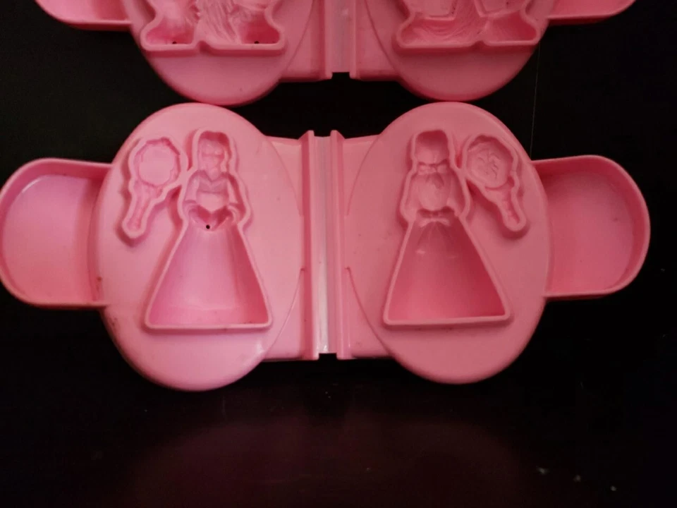 2 ВИНТАЖНЫЕ формы Beauty & the Beast Play-Doh Disney Molding, Clay Puddy ~ Trl4 #333 - Изображение 2 из 4