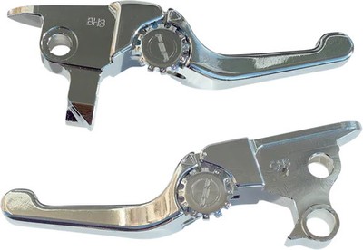 PSR Anthem Shorty Chrome Clutch Brake Lever Set Harley Road Glide Custom 10-13