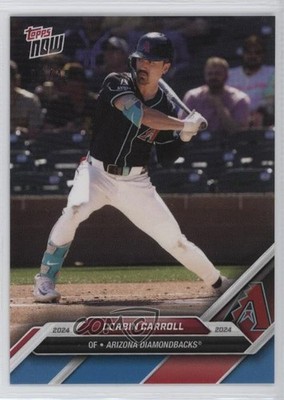 2024 Topps Now Road to Opening Day Blue 4/49 Corbin Carroll #OD-251 02ti