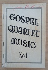 Gospel Quartet Music No 1 by Blackwood Brothers 1961 Vintage Hymn Book