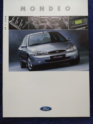 Ford Mondeo CLX, GLX, Ghia, Turnier Prospekt 9.1998