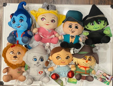 8 Wizard Of Oz Plush 7-9   Toy Factory Dorothy Scarecrow Tin Man Lion Witch NWT