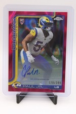 2025 Topps Chrome - Chris Paul Jr Magenta Lava Refractor /399 #RRA-CPJ AUTOGRAPH