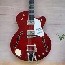 Tennessee Rose Burgundy Jazz Electric Guitar HHpickup Bigsby TremoloUS warehouse