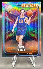 2024-25 Topps Chrome Tyler Kolek #167 Refractor RC Knicks
