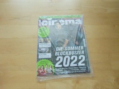 Cinema 06/2022, Blockbuster,Kinomagazin, Filmzeitschrift,neu, mit 8 Plakatkarten