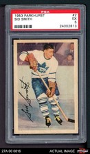 1953 Parkhurst #2 Sid Smith Maple Leafs PSA 5 - EX