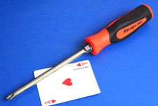 Snap-on Instinct Orange Soft Grip 3 Phillips Head Acr Screwdriver Sgdp63irb New