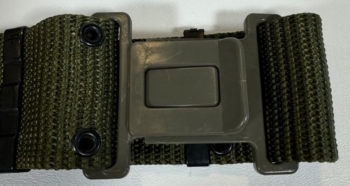 Ceinture toile pistolet équipement individuel USGI LC-2 OD vert taille moyenne neuve - Photo 5/6