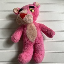 Mighty Star 1964 Vintage Pink Panther Plushie Used Condition