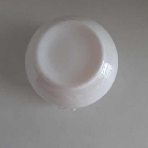 Vtg 3 Fenton Silver Crest Milk Glass Ruffle Vase /2 Candydish w/Handle See Note - Picture 13 of 15