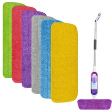 6 Pack Reusable Mop Pads for Swiffer Powermop, Power Mop Pads 13''-15' Microf...
