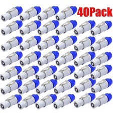 40Pack NAC3FCB Powercon Cable Connector Power adapter Replacement for Neutrik