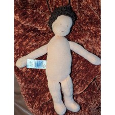 Lovevery Soft Knit Avery Doll Dark Brown Curly Hair Montessori Gender Neutral