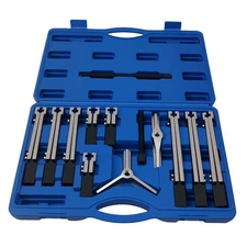 13PC Bearing Removal Tool Kit Professional Gear Puller Set Mechanic Tools