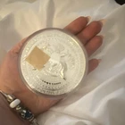 Large Silver Round with John F. Kennedy Design and Presidential Seal Collectible