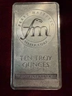 10 Troy Ounce .999 Fine Silver Bar – First Majestic Silver  / Scottsdale Mint
