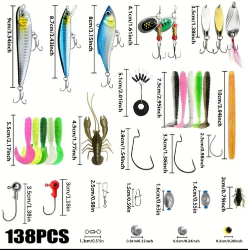 Fishing Box /Lures & Hooks Storage Case Double Sided Fishing Tool organizer - Picture 6 of 7