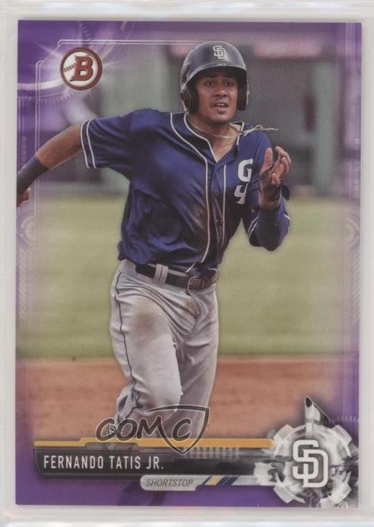 2017 Bowman Draft Purple 135/250 Fernando Tatis Jr #BD-71 rf2
