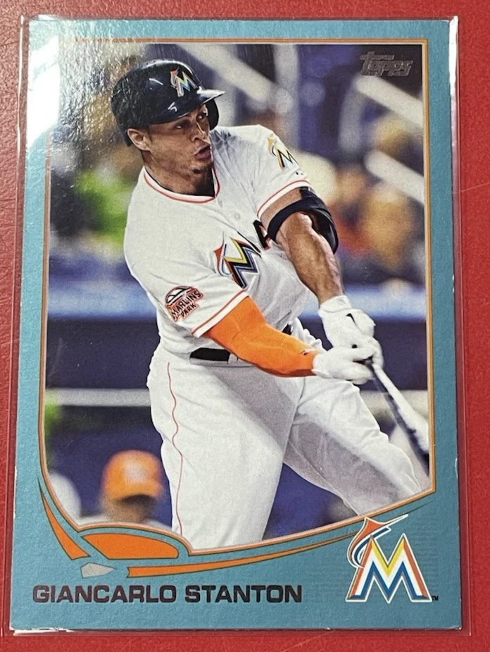 Giancarlo Stanton Baseball 2013 Season Sports Trading Cards