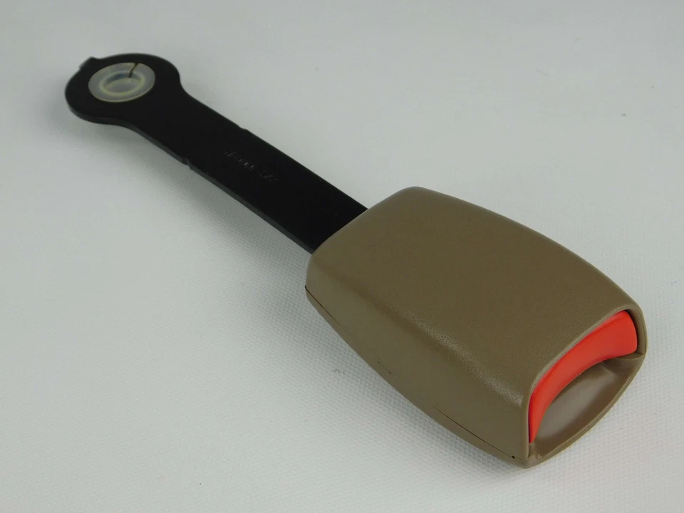 Hebilla de cinturón de seguridad derecha o izquierda 2nd fila marrón claro OEM Cadillac Escalade 2003-2006✅ Foto 3 de 4