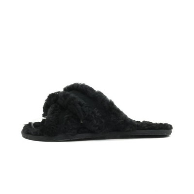 UGG Damen S/ 1123572 Pantoffeln Schwarz Lammfell Hausschuhe Hauspantoffeln EU 40