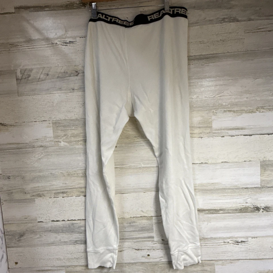 Realtree Xtra Men's White Heavyweight Cotton Thermal Pants: X Large - Image 4 of 4