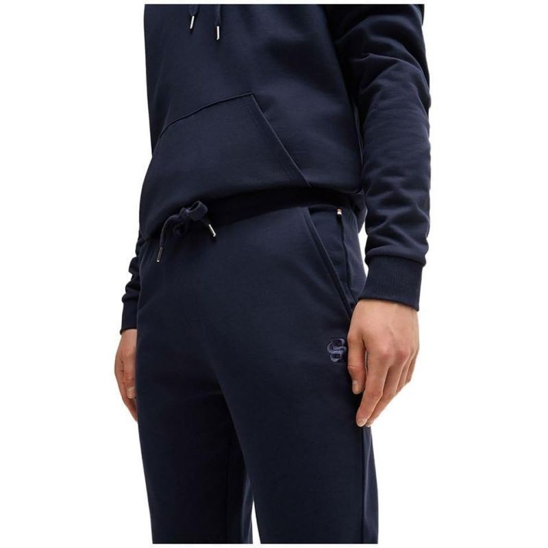 HUGO BOSS Mens Navy Blue Fleece Joggers Small BNWT thumbnail 3