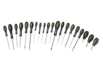 Stanley Tools - FatMax Screwdriver Set Parallel/Flared/Phillips/Pozi Set of 20