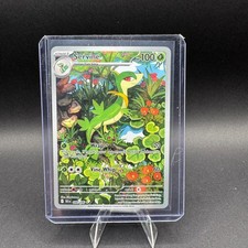 Servine Pokemon Black Bolt 088/086 Illustration Rare Full Art Holo SV NM