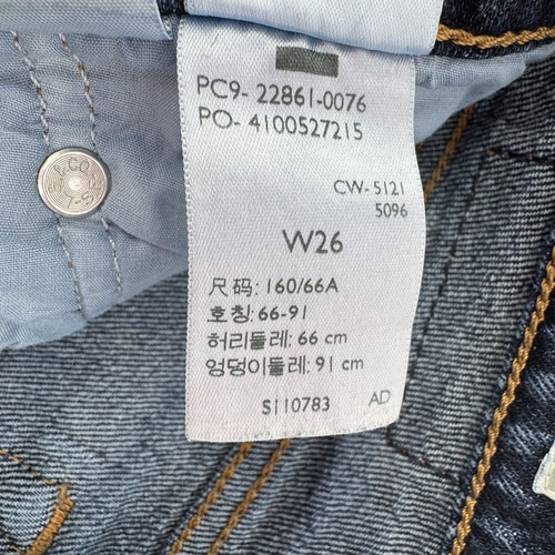 Levi's Damen Gr. 26 Wedgie Fit Jeans Button Fly Medium Wash Straight Mid Rise - Bild 9 von 9