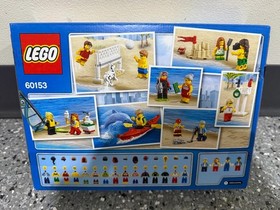 LEGO 60153 City PEOPLE PACK - FUN AT THE BEACH, 2017 - RETIRED, New, Sealed