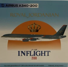 1:200 InFlight200 Royal Jordanian Airlines  A340-200  Reg: JY-AIB (IF342JY0523)