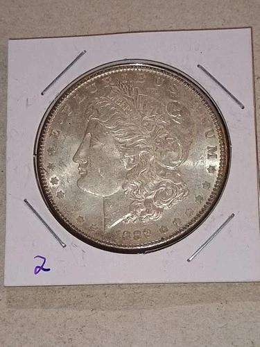1989  US Morgan Silver Dollar XF+ (Toned).
