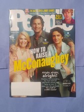 People Magazine October 6, 2025: How To Raise A McConaughey; Jimmy Kimmel