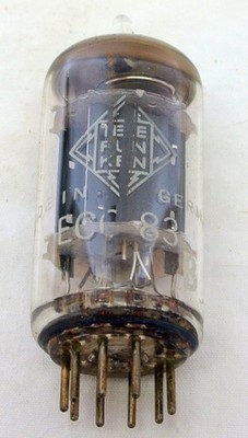 Telefunken Smooth Plate ECC83 12AX7 Vacuum Tube Vintage 1960s Germany 17