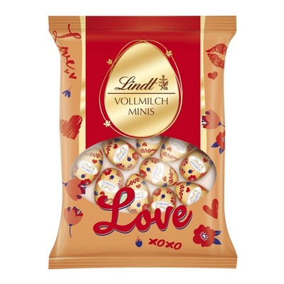 Lindt Mini Eier Message Edition feinste Vollmilch Schokolade 180g
